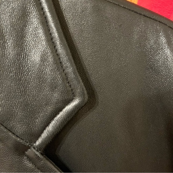 Banana Republic Genuine Buttery Leather Trench Coat - Picture 12 of 17